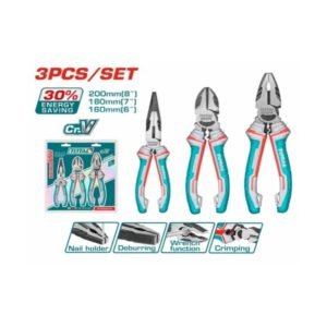 3PC HIGH LEVERAGE PLIERS SET