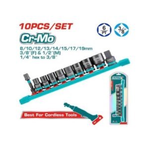 10PCS 3/8” DRIVE IMPACT SOCKET SET