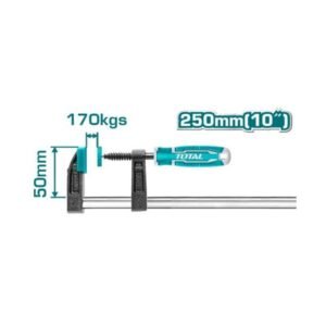 10’’ F-CLAMP WITH PLASTIC HANDLE
